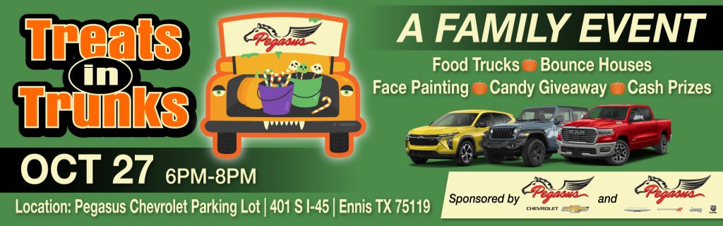 Treats in Trunks Halloween Event in Ennis, TX