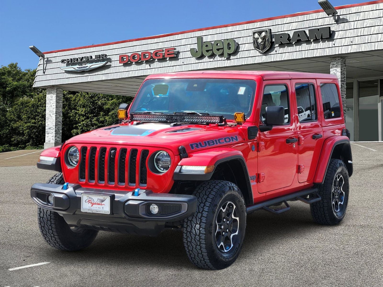 Used 2022 Jeep Wrangler Unlimited Rubicon 4XE with VIN 1C4JJXR64NW215919 for sale in Ennis, TX