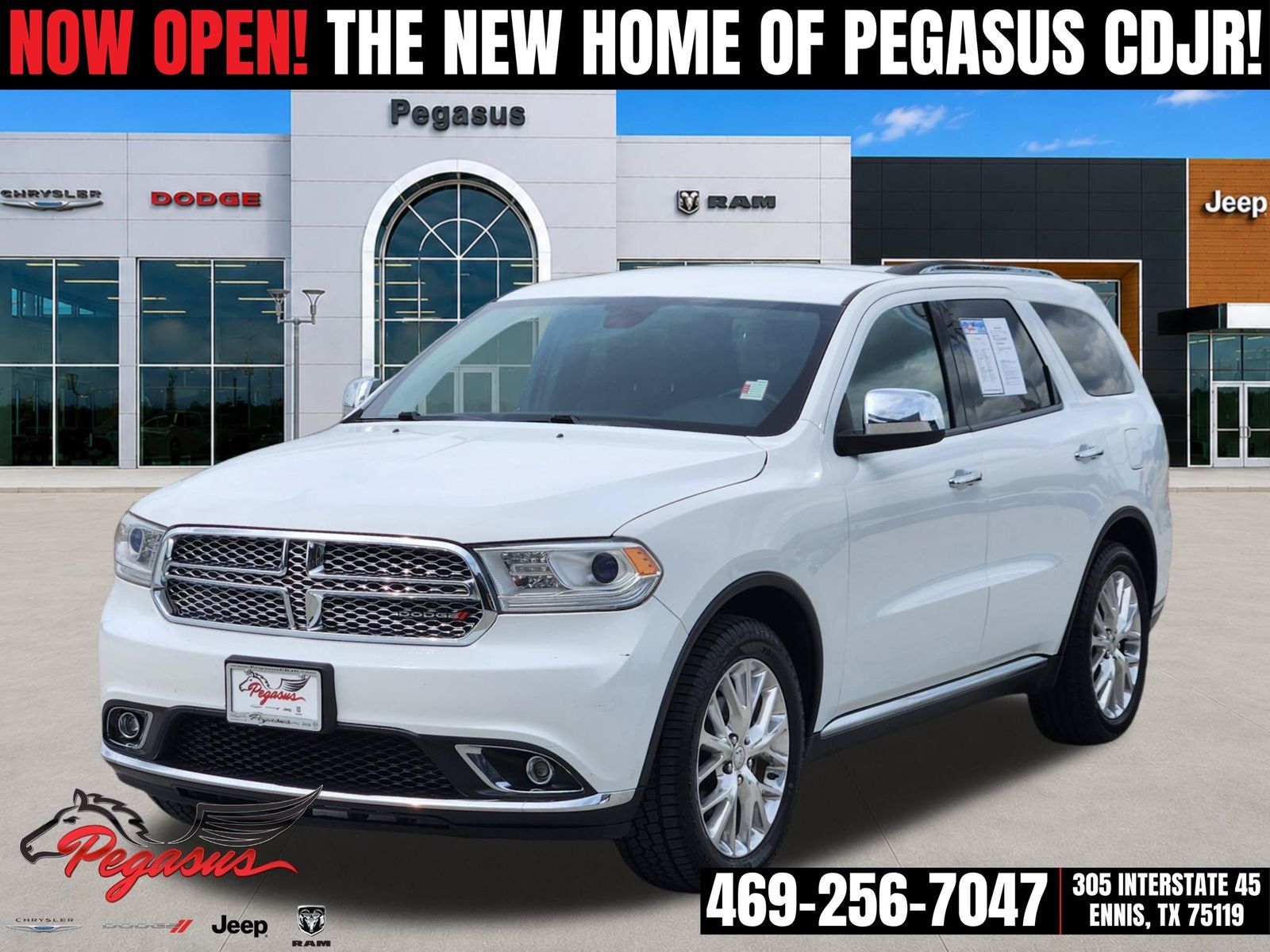 Used 2017 Dodge Durango SXT Plus with VIN 1C4RDHAG5HC690117 for sale in Ennis, TX