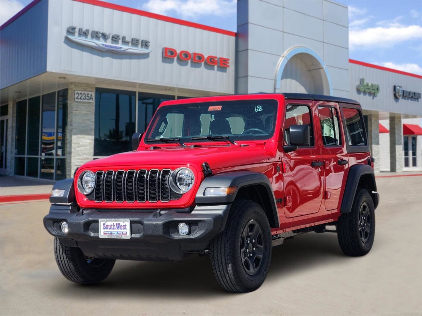 2026 Jeep Wrangler WRANGLER 4-DOOR SPORT