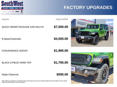 2025 Jeep Wrangler WRANGLER 4-DOOR WILLYS