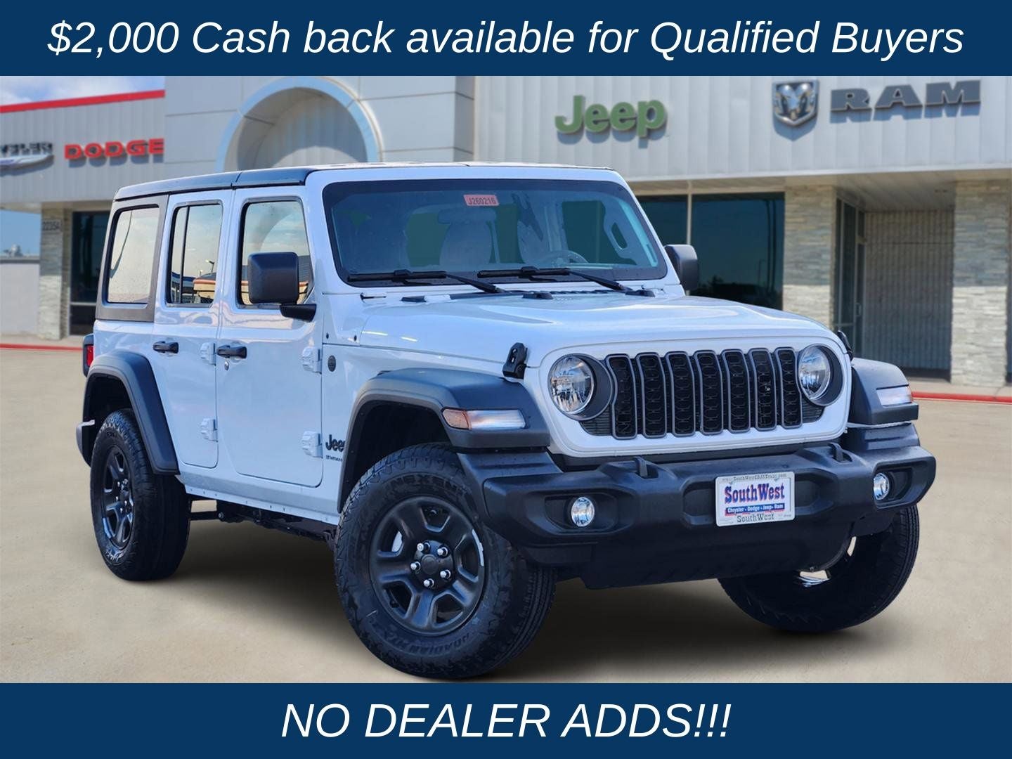 2026 Jeep Wrangler WRANGLER 4-DOOR SPORT