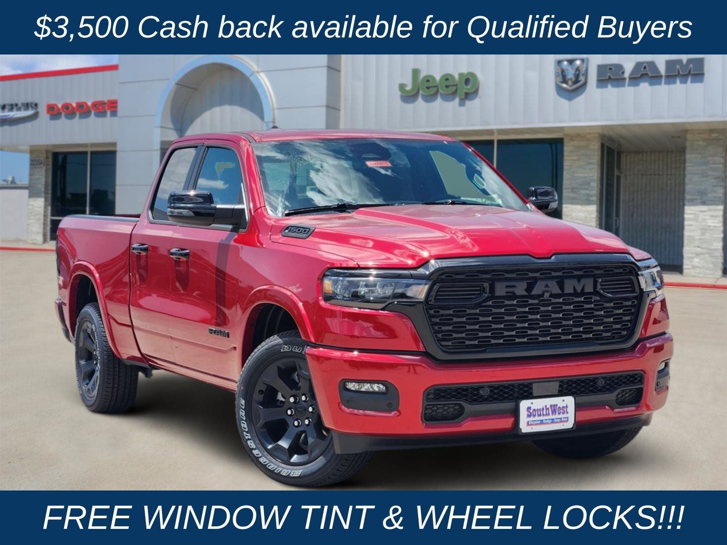 2026 RAM Ram 1500 RAM 1500 LONE STAR QUAD CAB 4X2 6'4' BOX