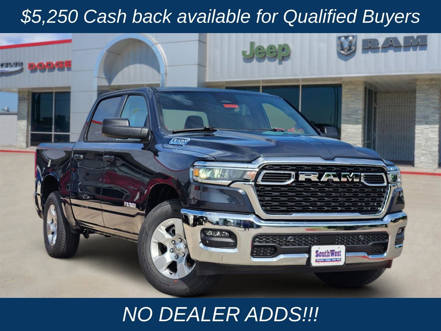 2026 RAM Ram 1500 RAM 1500 LONE STAR CREW CAB 4X2 5'7' BOX