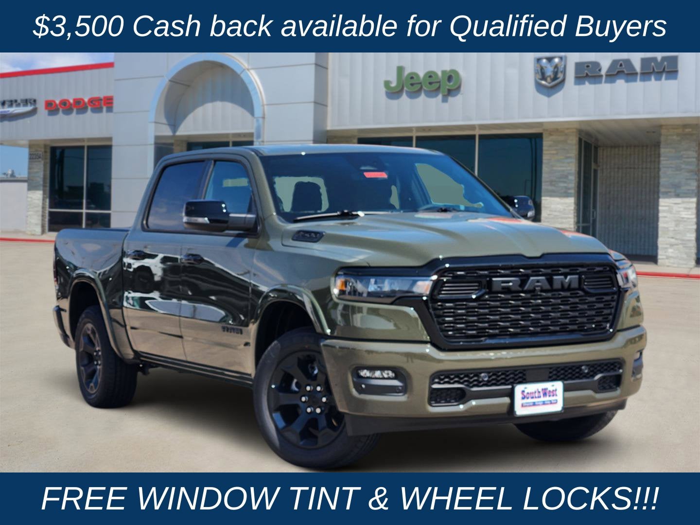 2027 RAM Ram 1500 RAM 1500 LONE STAR CREW CAB 4X4 5'7' BOX