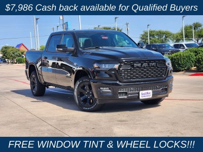2026 RAM Ram 1500 RAM 1500 LONE STAR CREW CAB 4X4 5'7' BOX