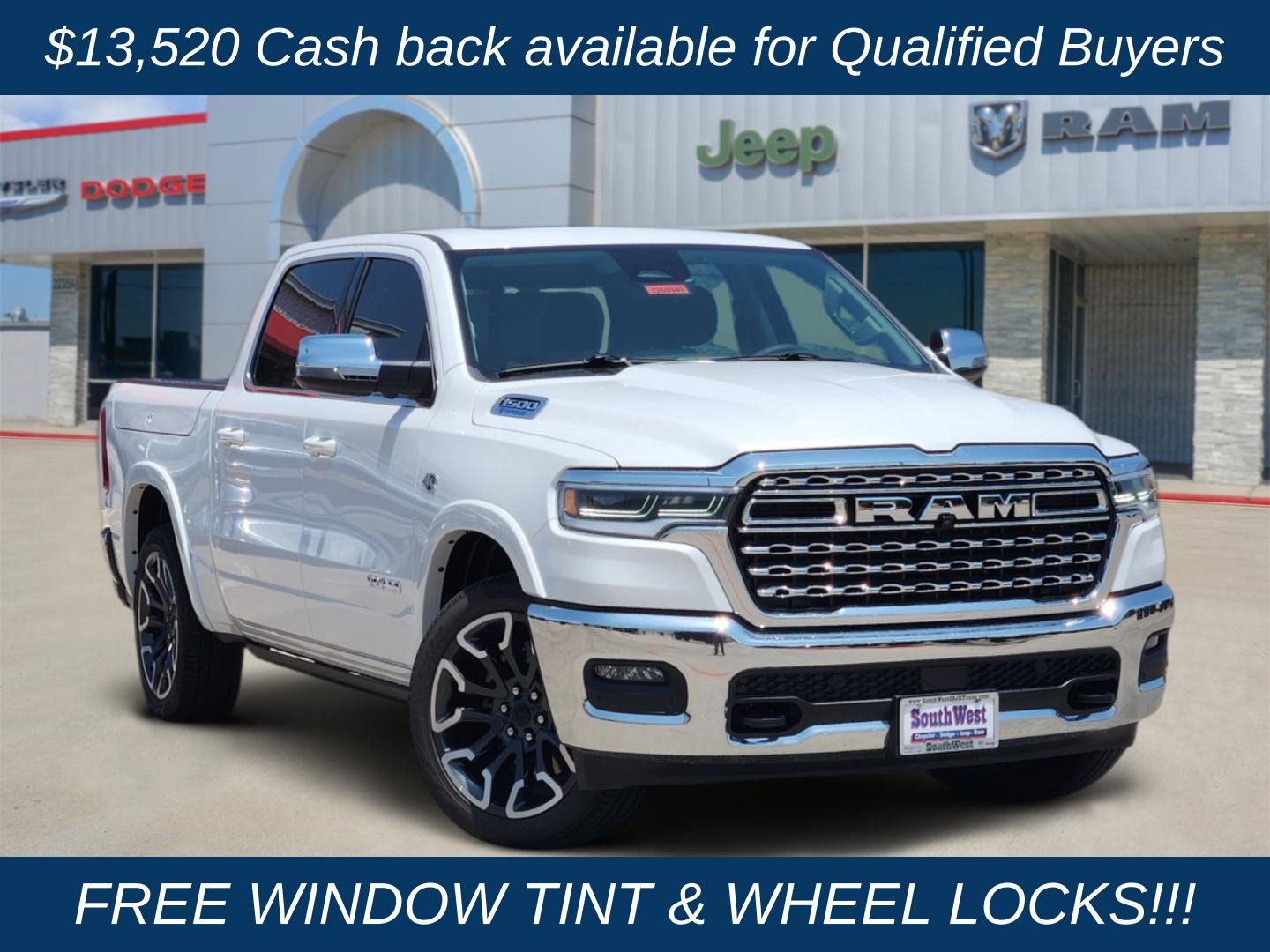 2026 RAM Ram 1500 RAM 1500 LIMITED LONGHORN CREW CAB 4X4 5'7' BOX