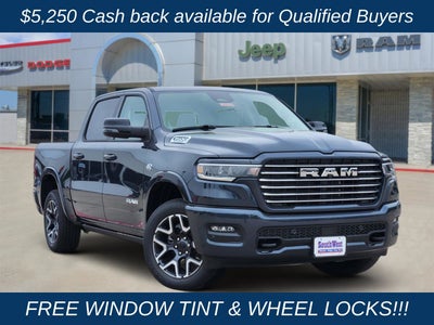 2026 RAM Ram 1500 RAM 1500 LARAMIE CREW CAB 4X4 5'7' BOX