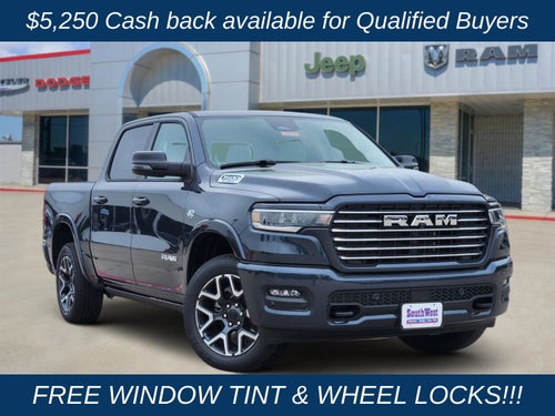 2026 RAM Ram 1500 RAM 1500 LARAMIE CREW CAB 4X4 5'7' BOX