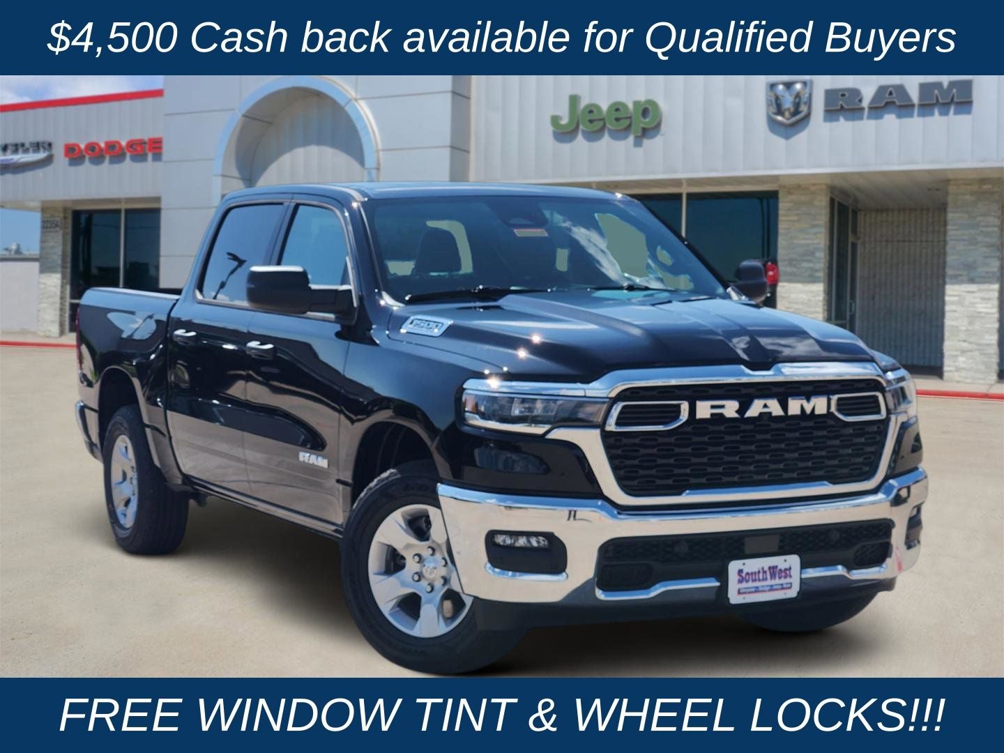 2026 RAM Ram 1500 RAM 1500 REBEL CREW CAB 4X4 5'7' BOX