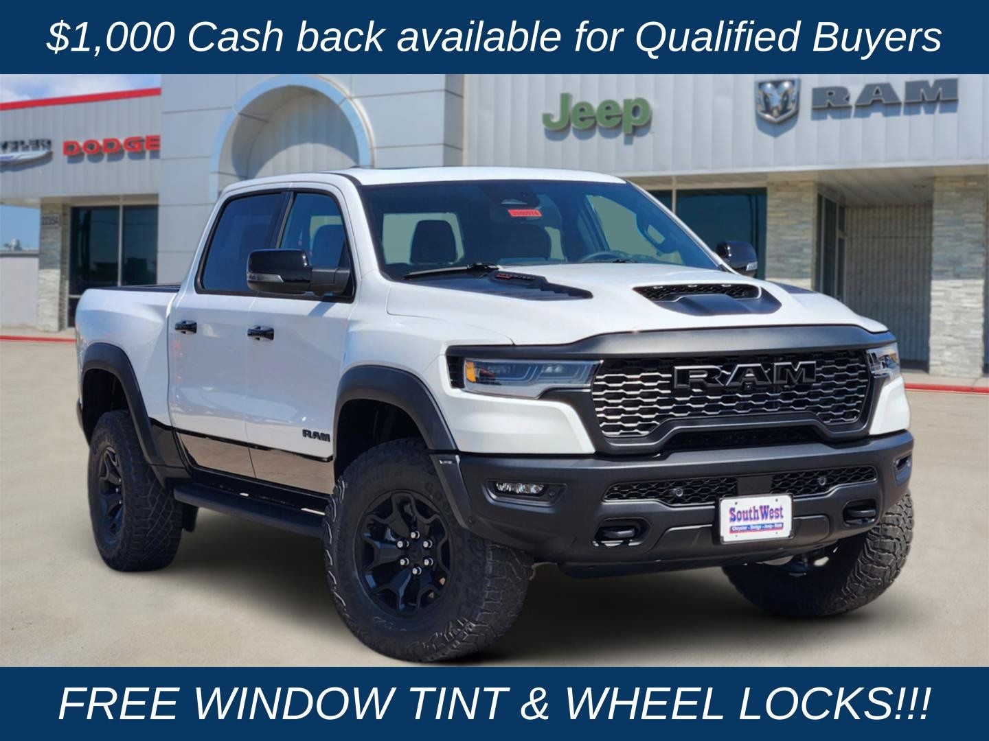 2026 RAM Ram 1500 RAM 1500 RHO CREW CAB 4X4 5'7' BOX