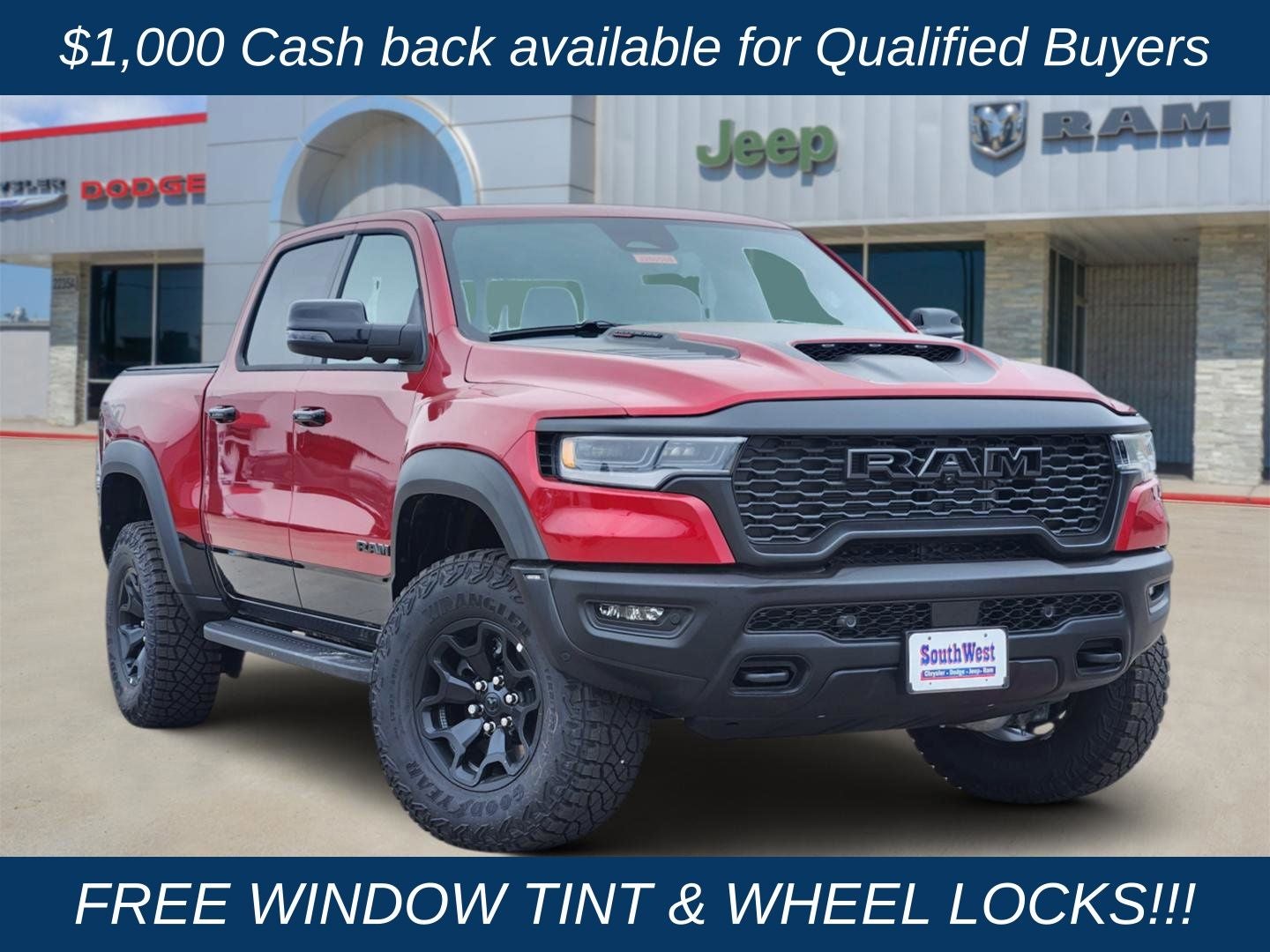 2026 RAM Ram 1500 RAM 1500 RHO CREW CAB 4X4 5'7' BOX