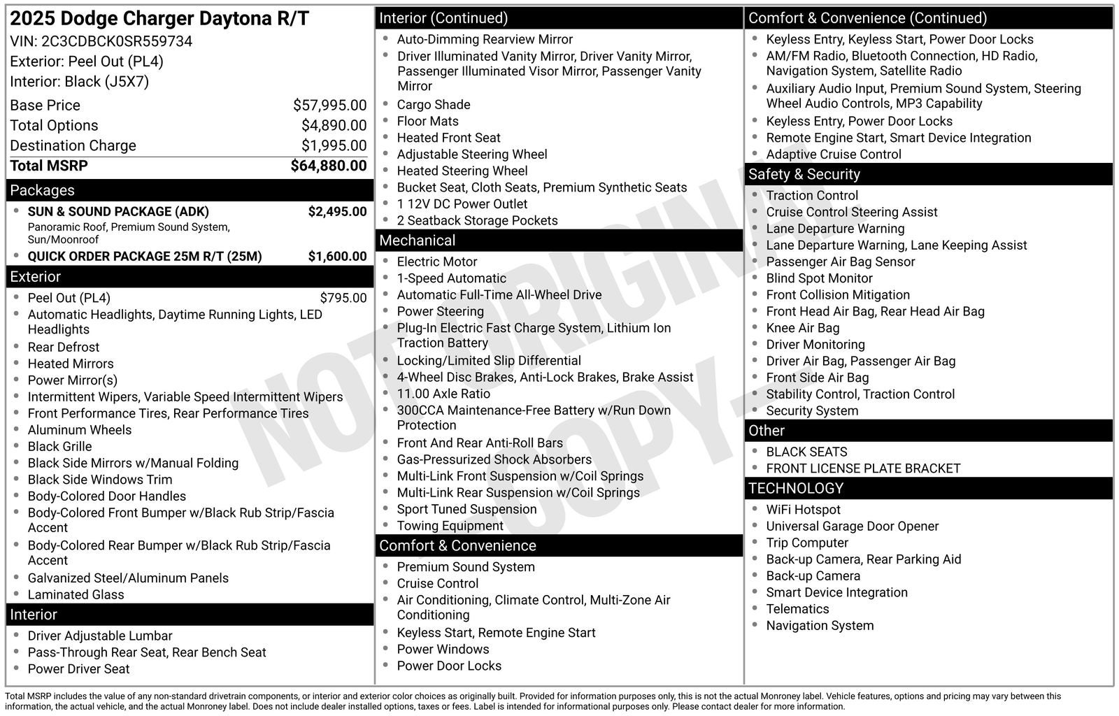 2025 Dodge Charger CHARGER 2-DOOR DAYTONA R/T AWD