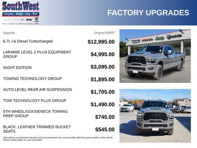 2026 RAM Ram 3500 RAM 3500 LARAMIE CREW CAB 4X4 8' BOX