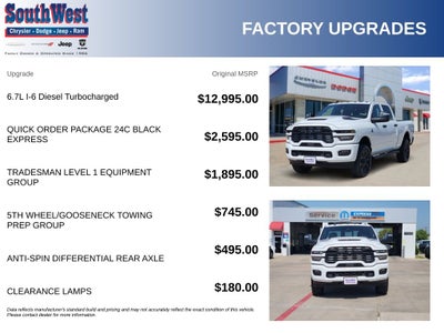 2026 RAM Ram 2500 RAM 2500 BLACK EXPRESS CREW CAB 4X4 6'4' BOX