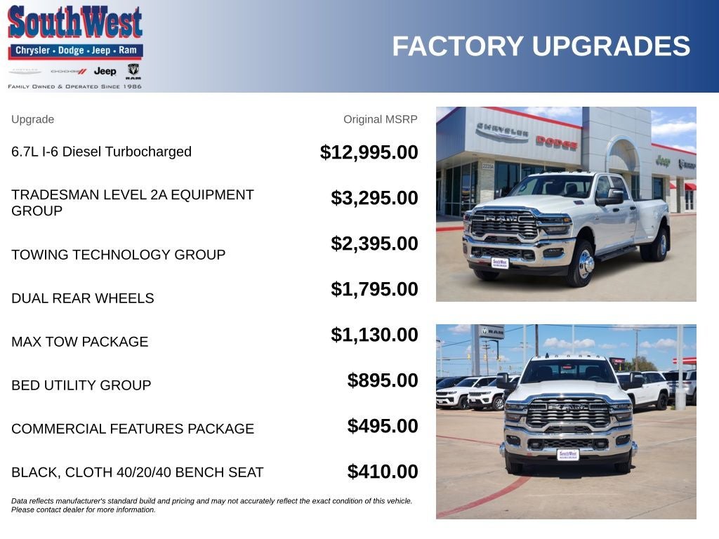 2027 RAM Ram 3500 Tradesman