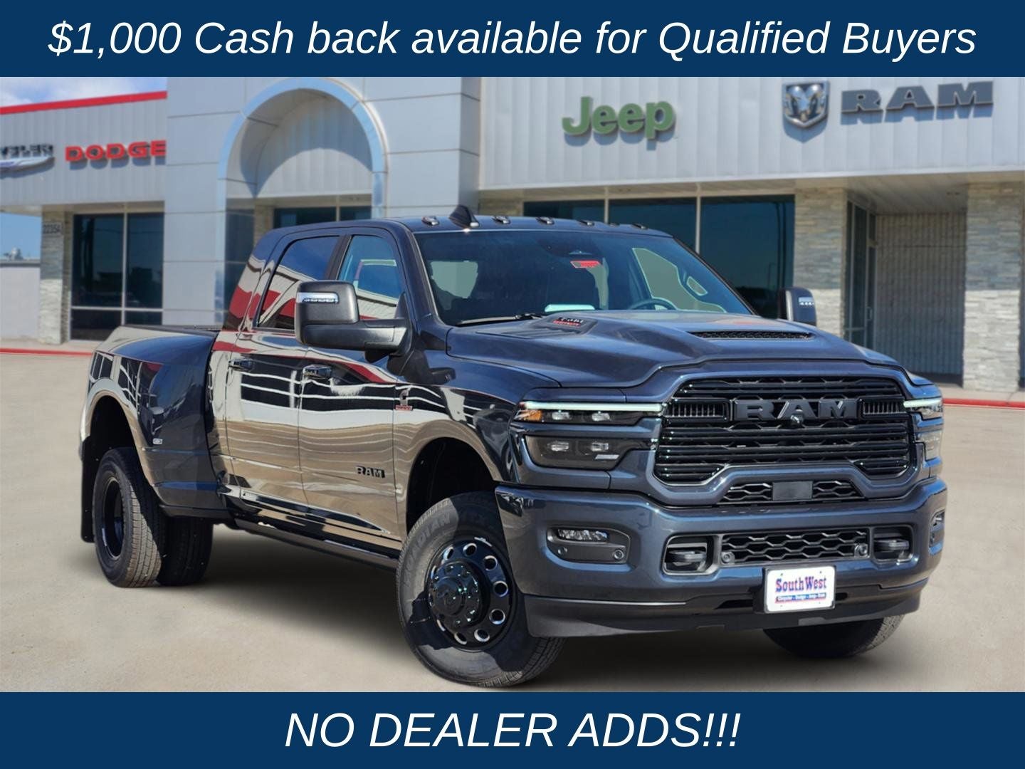 2026 RAM Ram 3500 RAM 3500 LARAMIE MEGA CAB 4X4 6'4' BOX