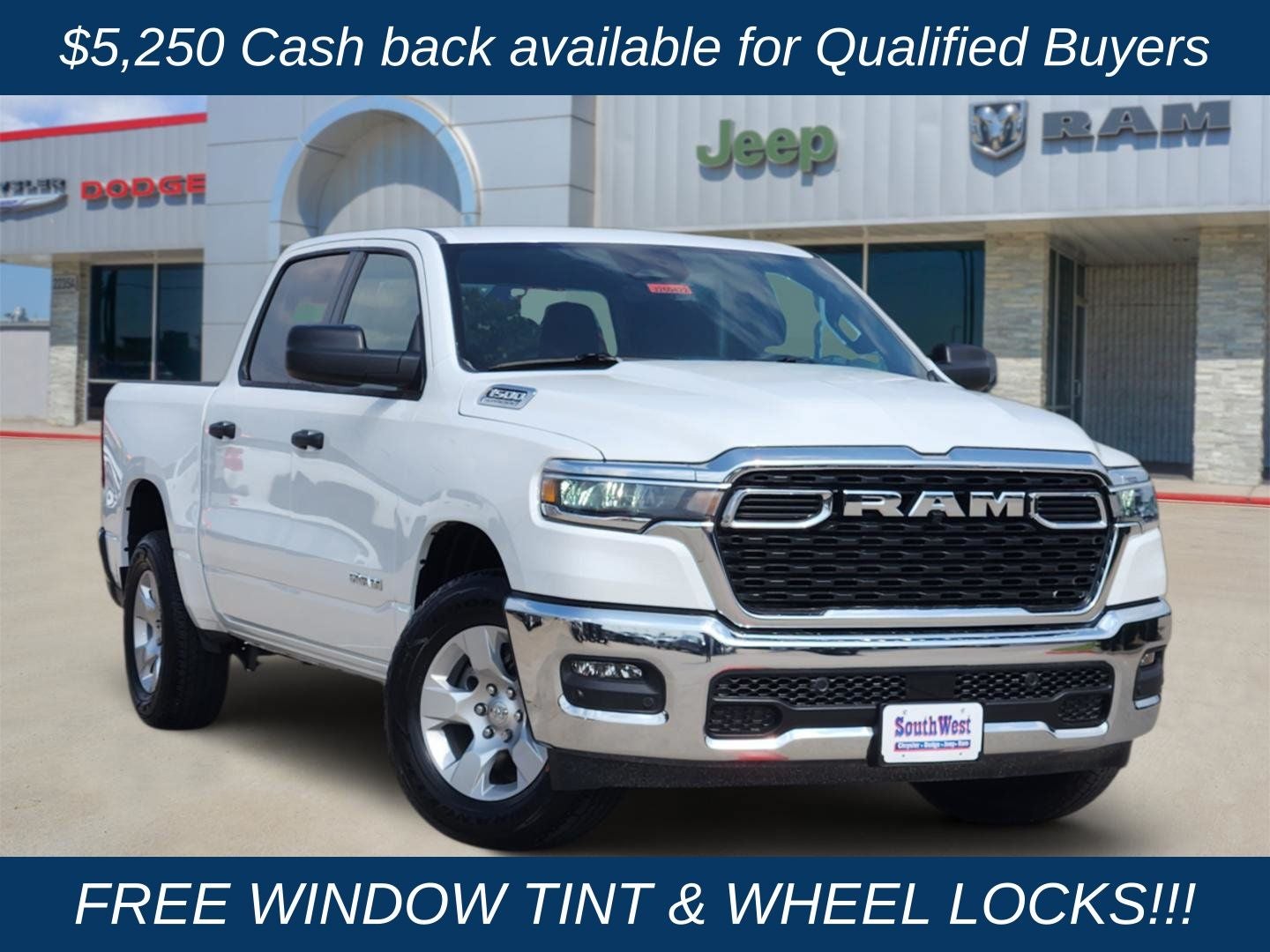 2026 RAM Ram 1500 RAM 1500 LONE STAR CREW CAB 4X2 5'7' BOX