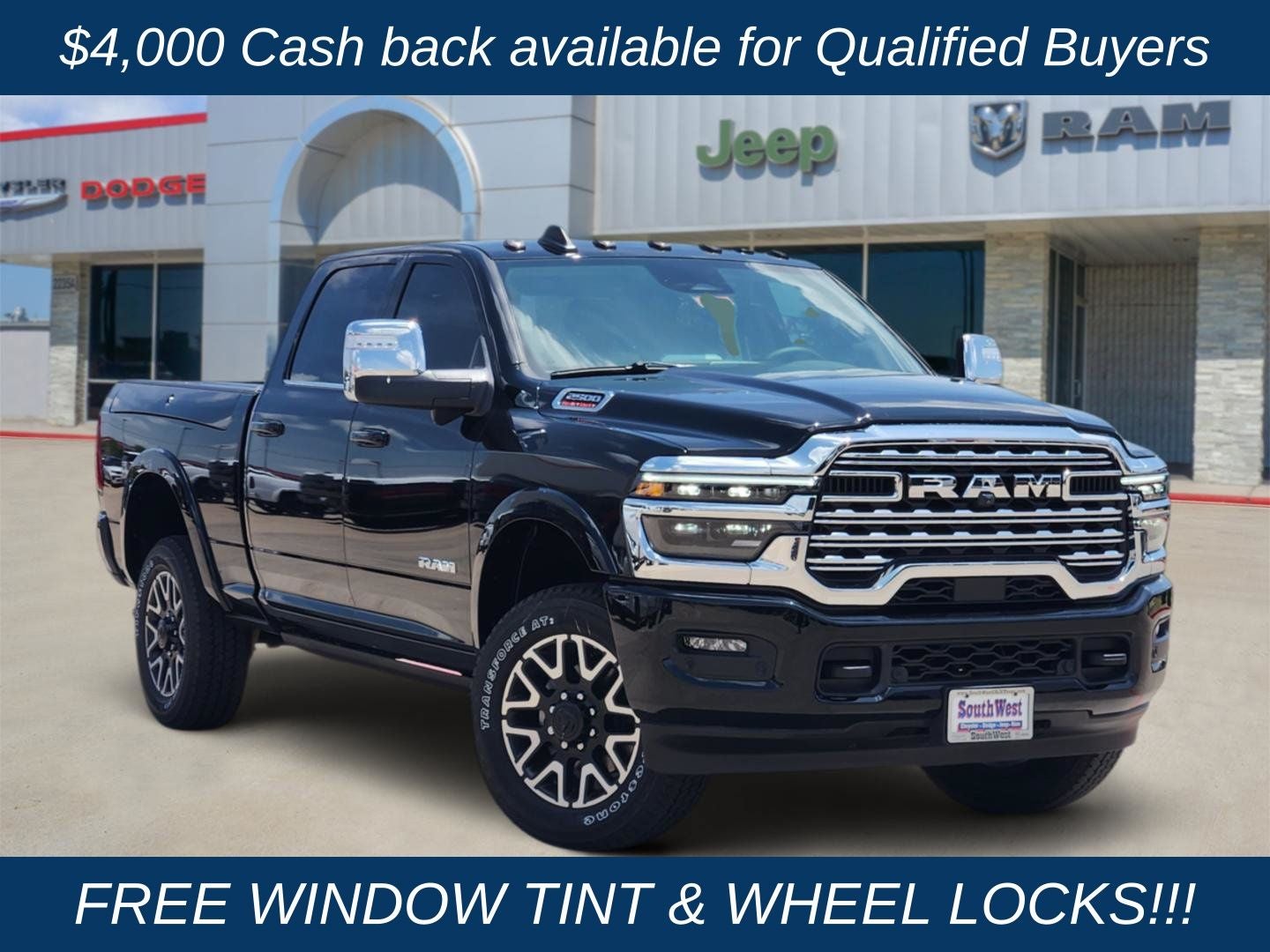 2026 RAM Ram 2500 RAM 2500 LIMITED LONGHORN CREW CAB 4X4 6'4' BOX