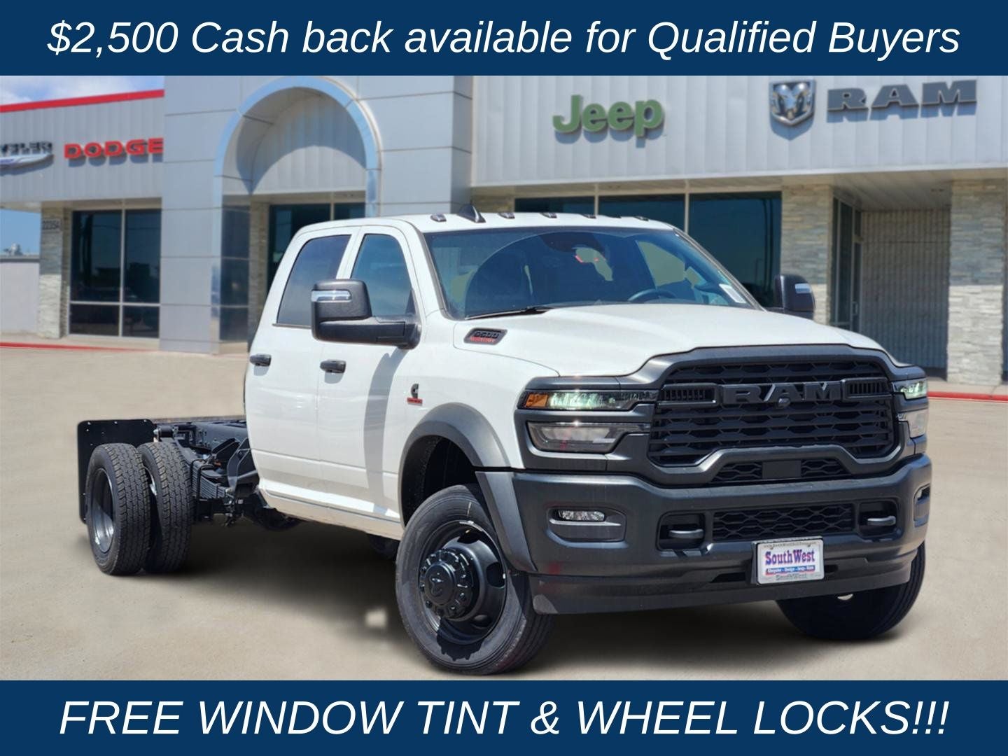 2026 RAM Ram 5500 Chassis Cab RAM 5500 TRADESMAN CHASSIS CREW CAB 4X4 84' CA