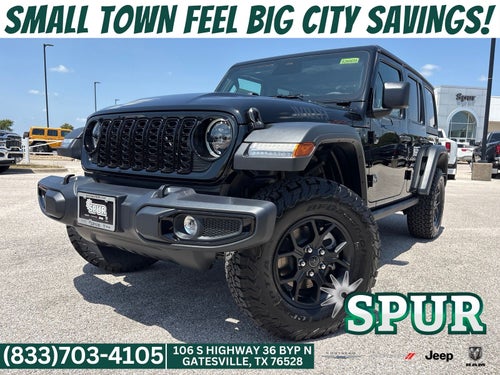 2026 Jeep Wrangler WRANGLER 4-DOOR WILLYS