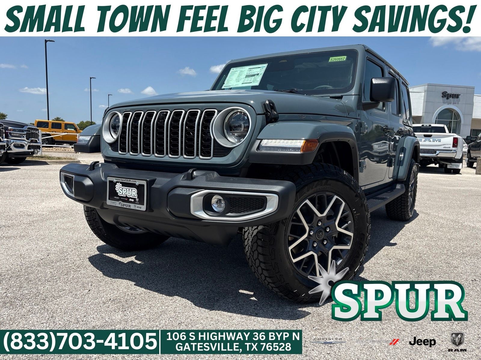 2026 Jeep Wrangler WRANGLER 4-DOOR SAHARA