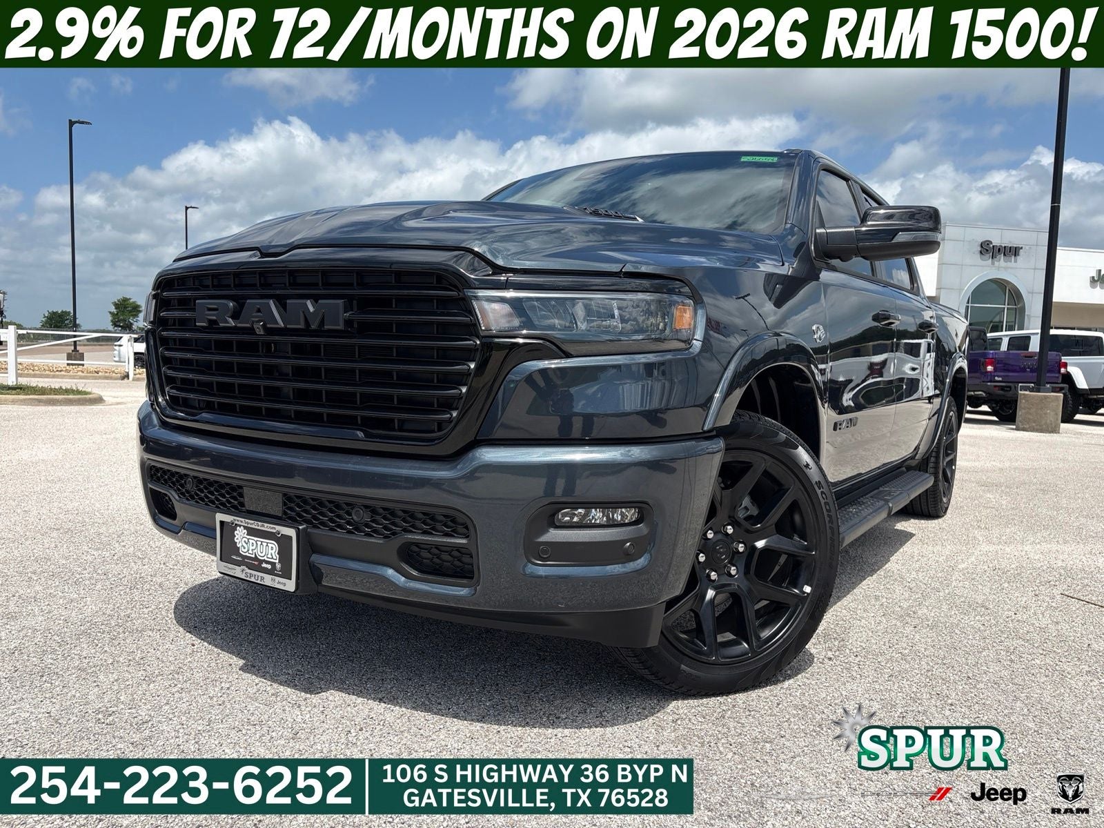 2026 RAM Ram 1500 RAM 1500 LARAMIE CREW CAB 4X4 5'7' BOX