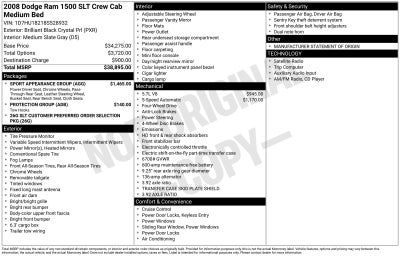 2008 Dodge Ram 1500 SLT