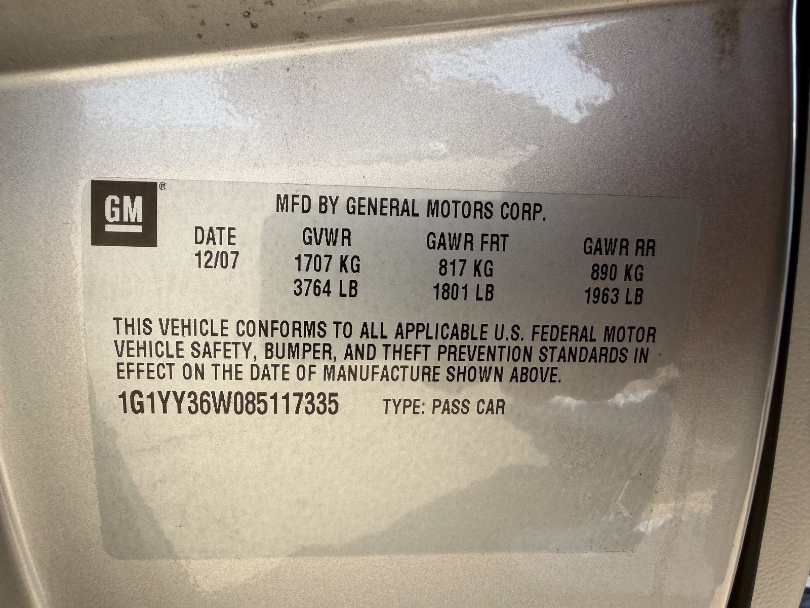 2008 Chevrolet Corvette Base