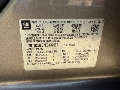 2014 GMC Sierra 1500 SLE