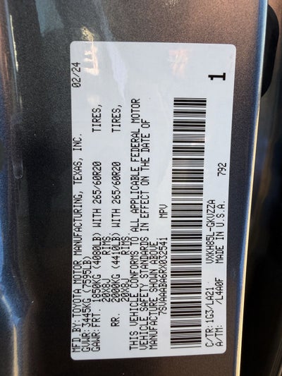 2024 Toyota Sequoia Platinum