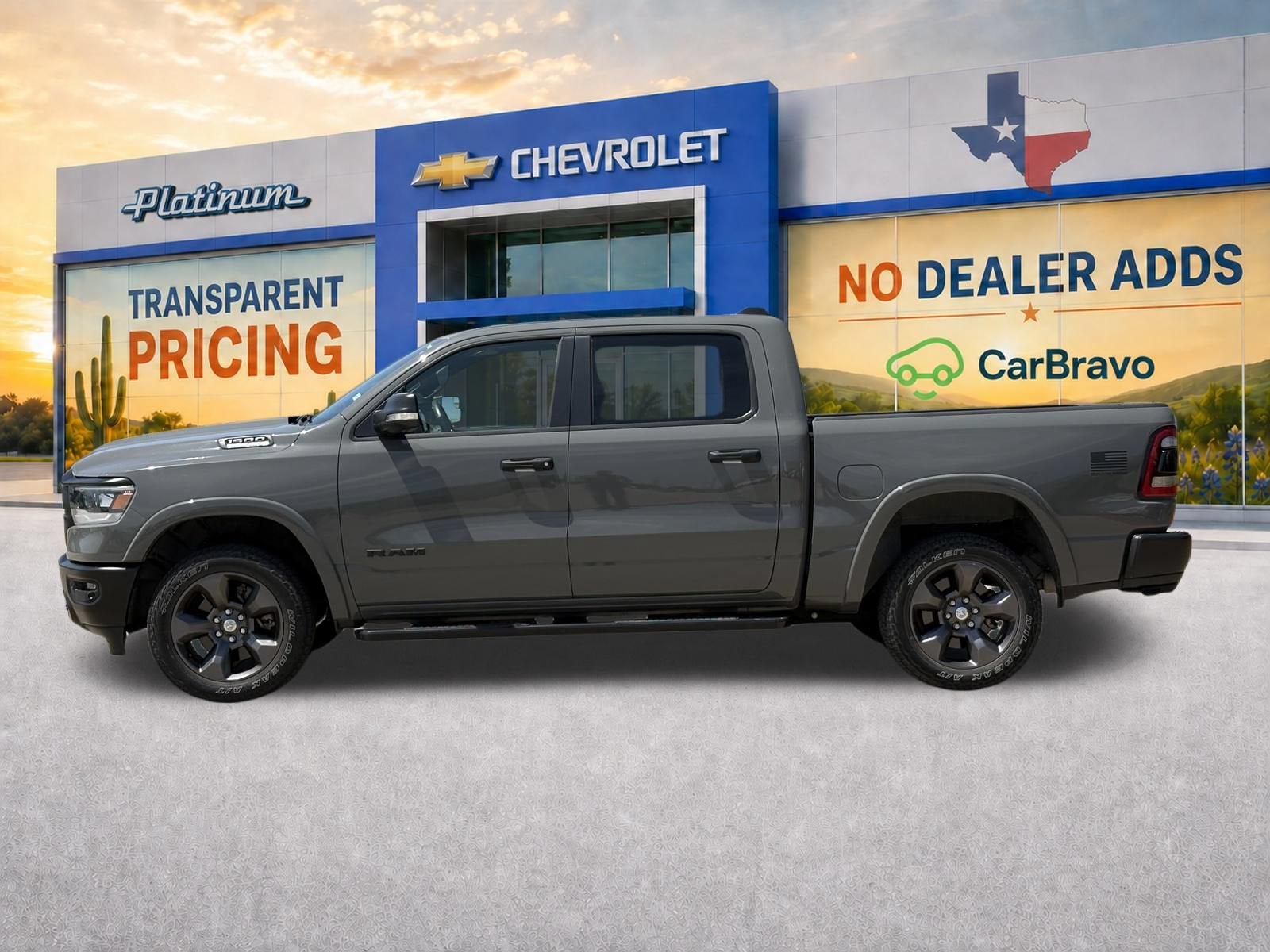 2020 RAM 1500 Lone Star Crew Cab 4x4 5'7" Box