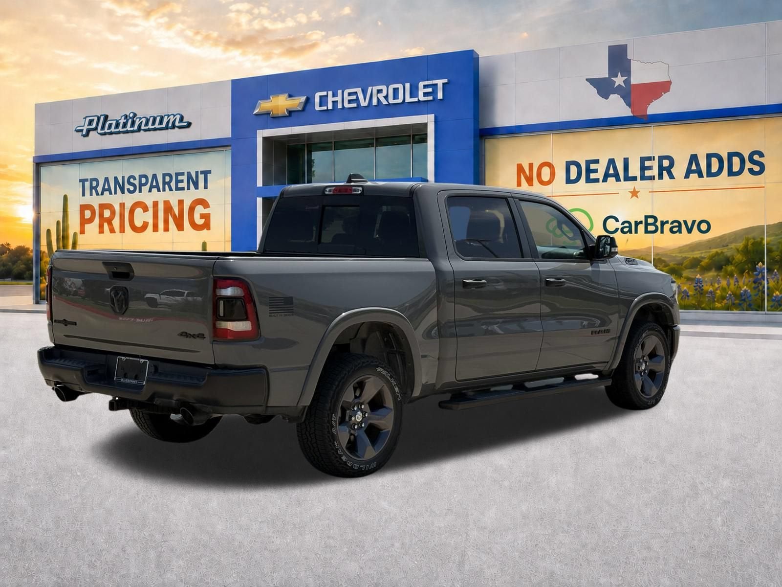 2020 RAM 1500 Lone Star Crew Cab 4x4 5'7" Box