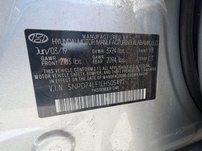 2020 Hyundai Elantra SE