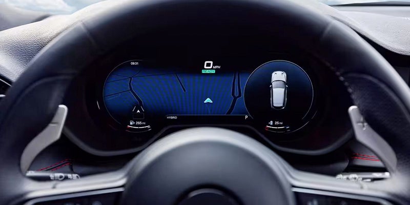 digital odometer of a 2024 dodge hornet