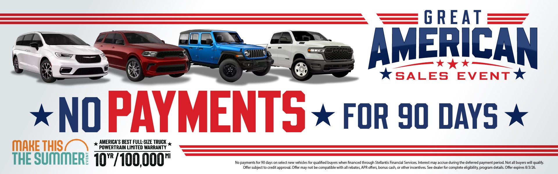 Great American Sales event