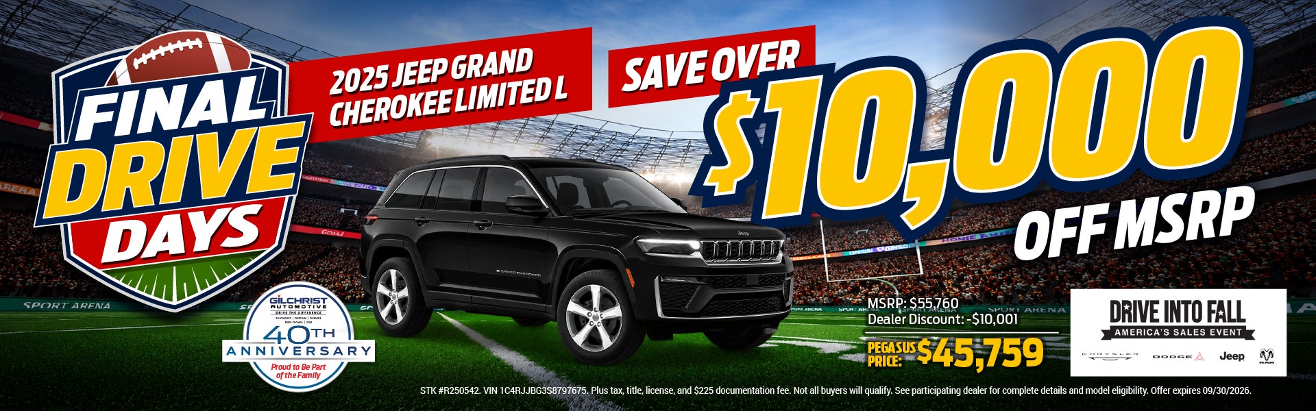 2025 Jeep Grand Cherokee L Limited — Save $10,000