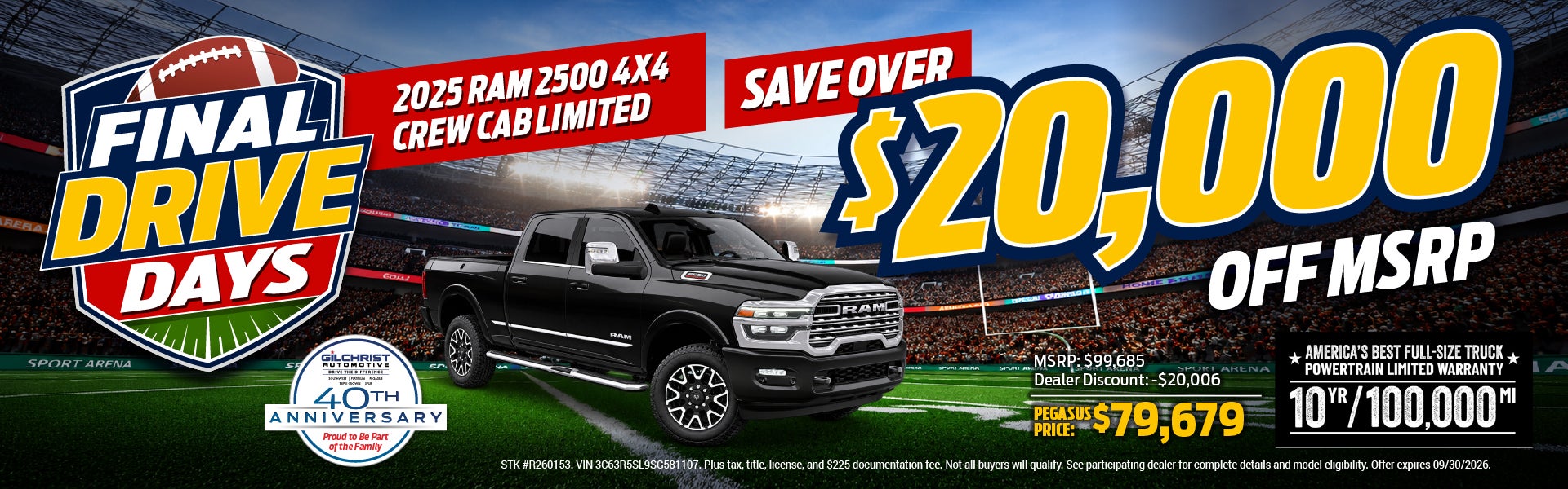 2025 RAM 2500 Limited 4x4 — Save $20,006